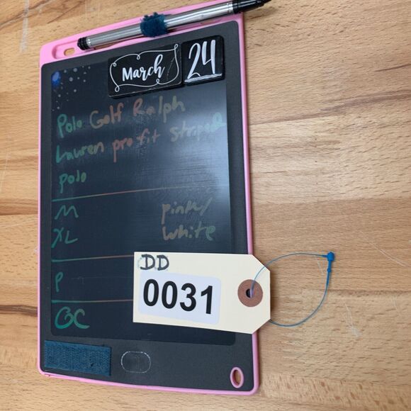 Ralph Lauren Polo Golf Shirt Mens XL Extra Large Pro Fit Pink White Striped - Picture 8 of 9